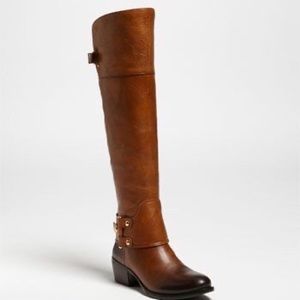 Vince Camuto Brooklee boots, size 5.5M, rich cocoa